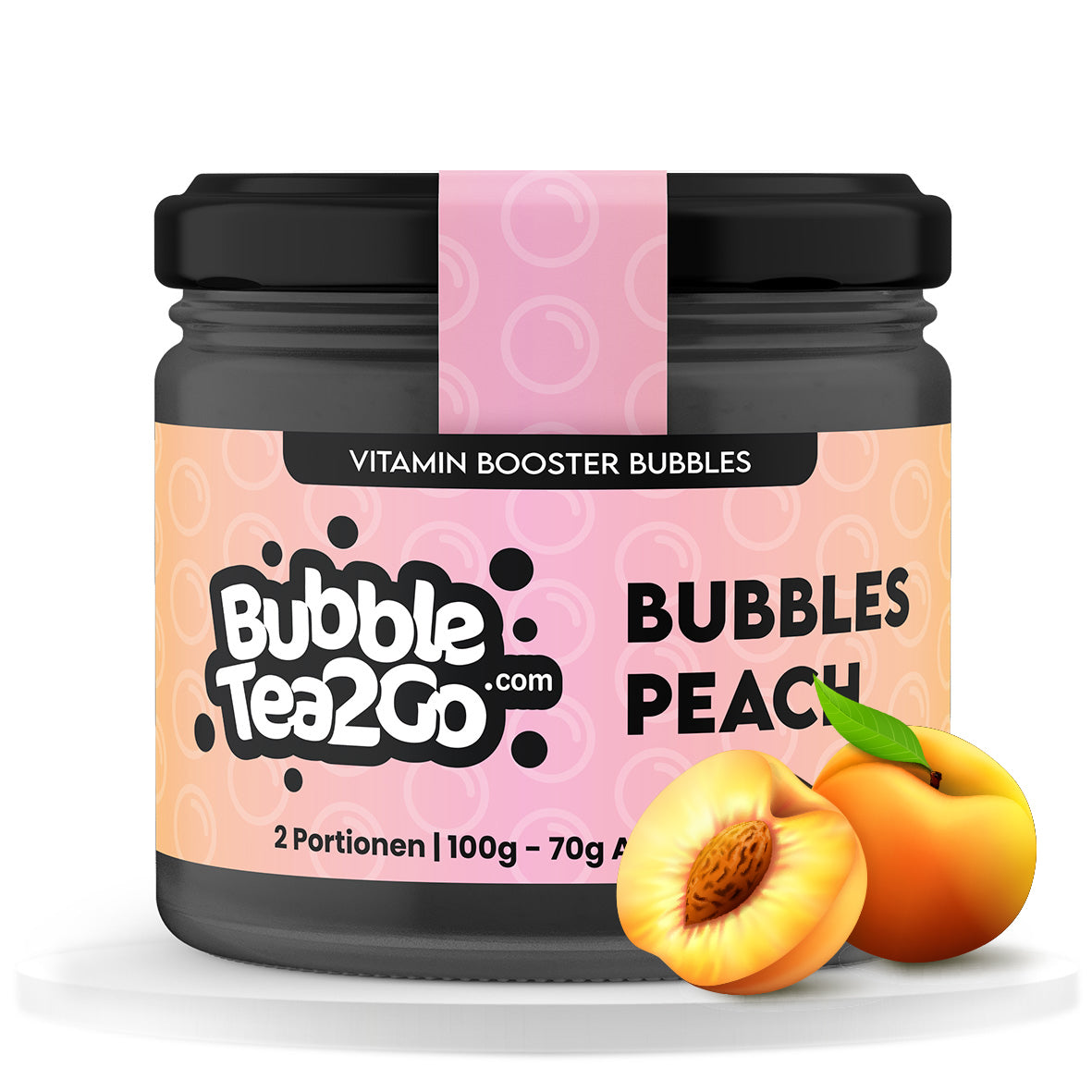 Bubbles - Melocotón 2 porciones (120g)