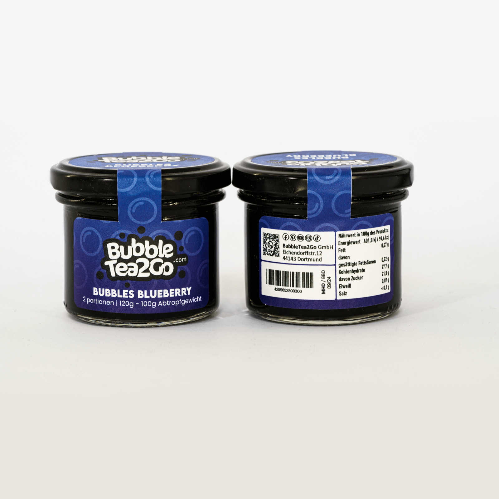 Bubbles - Bosbessen 2 porties (120g)