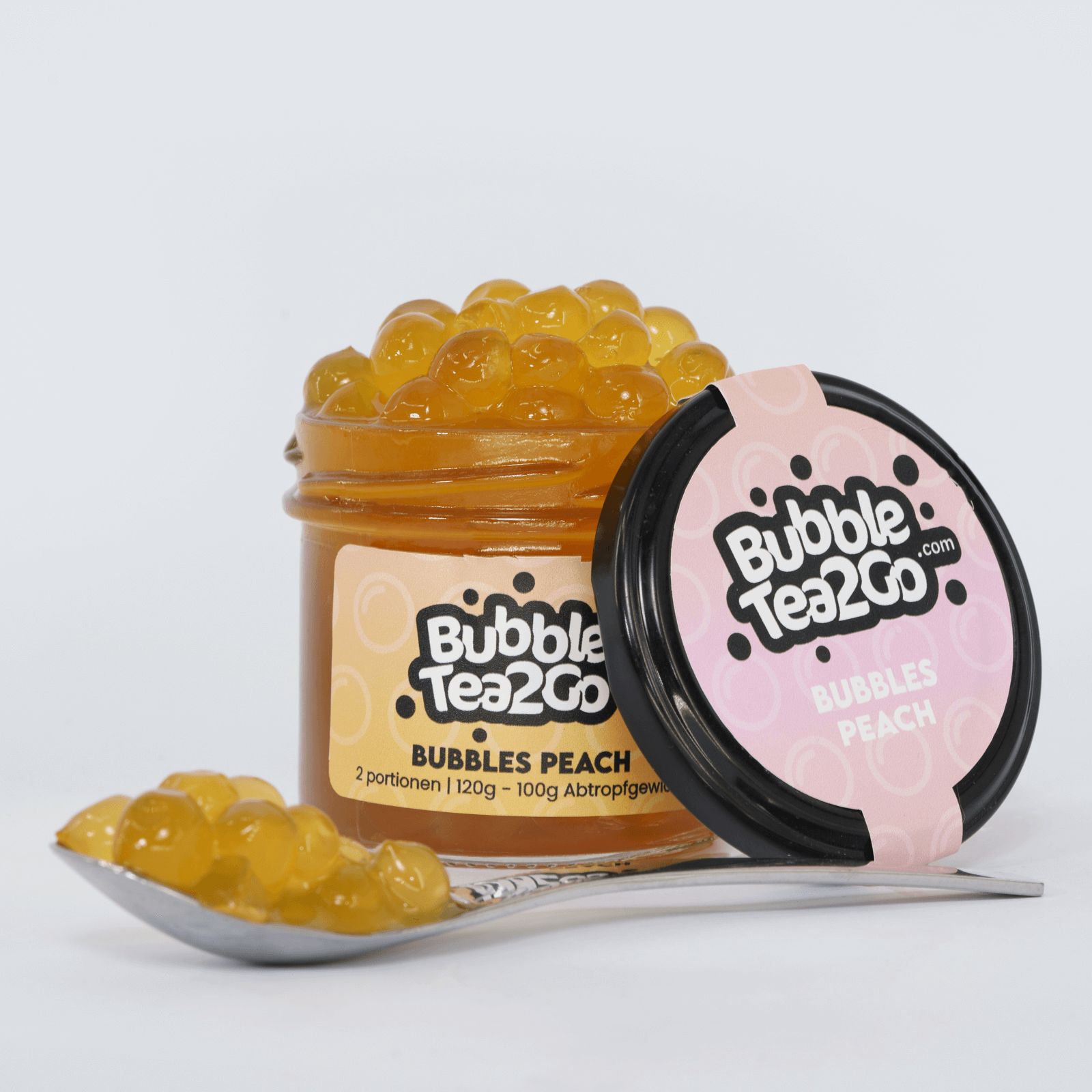 Bubbles - Melocotón 2 porciones (120g)