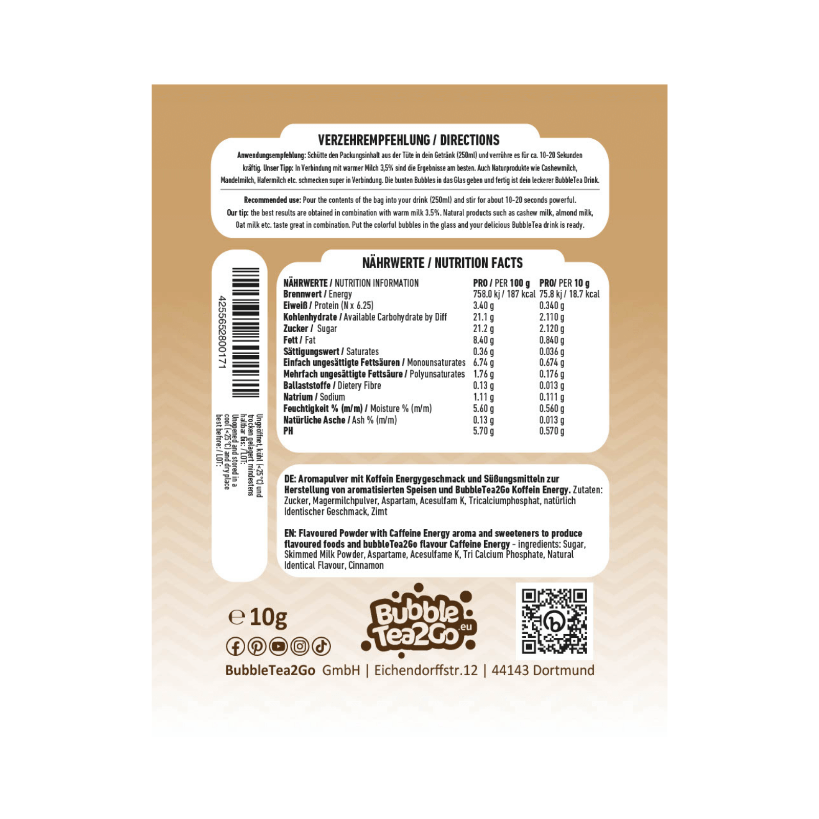 Premium Thee - Vanillepudding & Cinammon