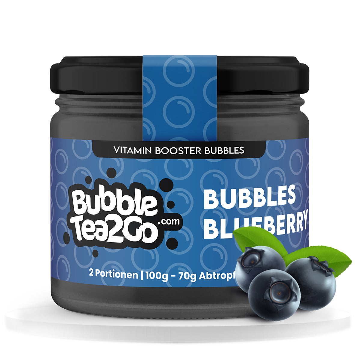 Bubbles - Bosbessen 2 porties (120g)