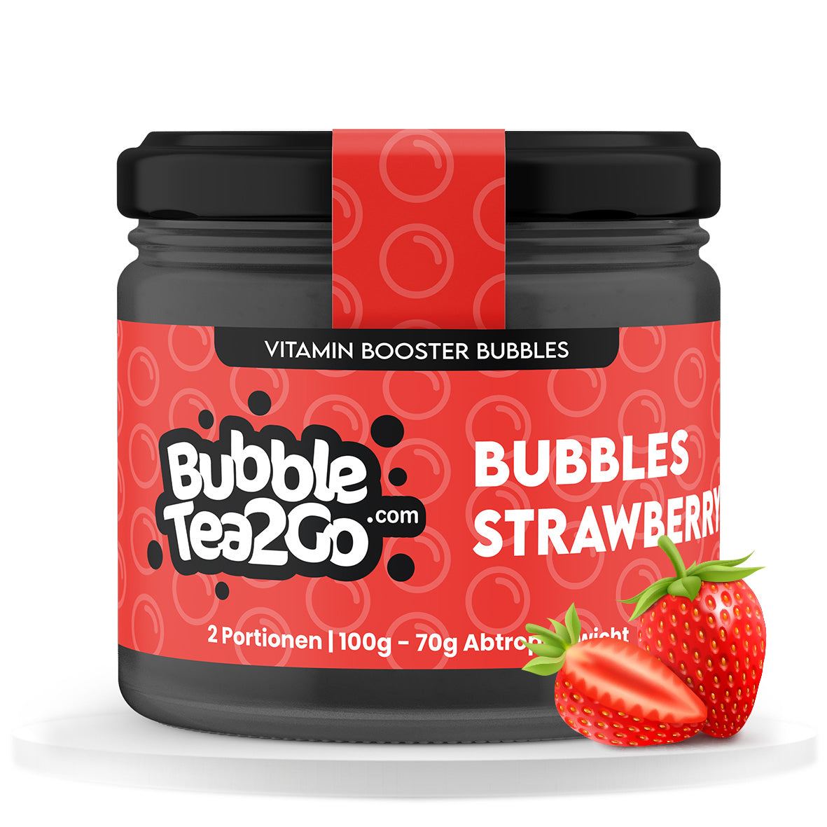 Bubbles - Strawberry 2 Portionen