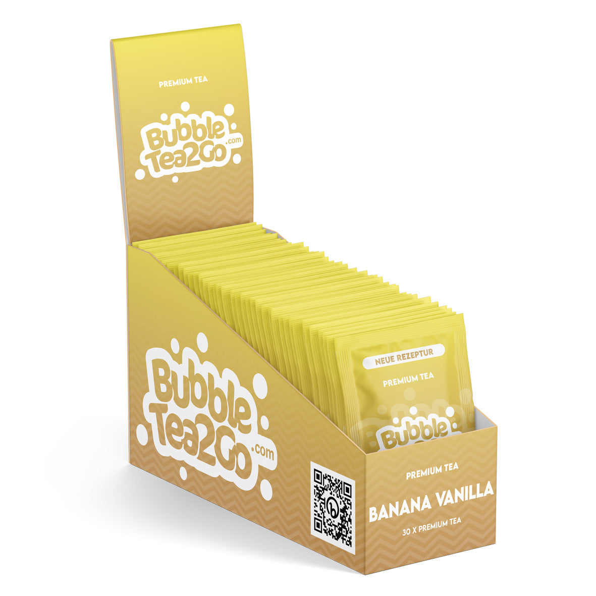 Premium tea benefit box - banana & vanilla (30 pieces)